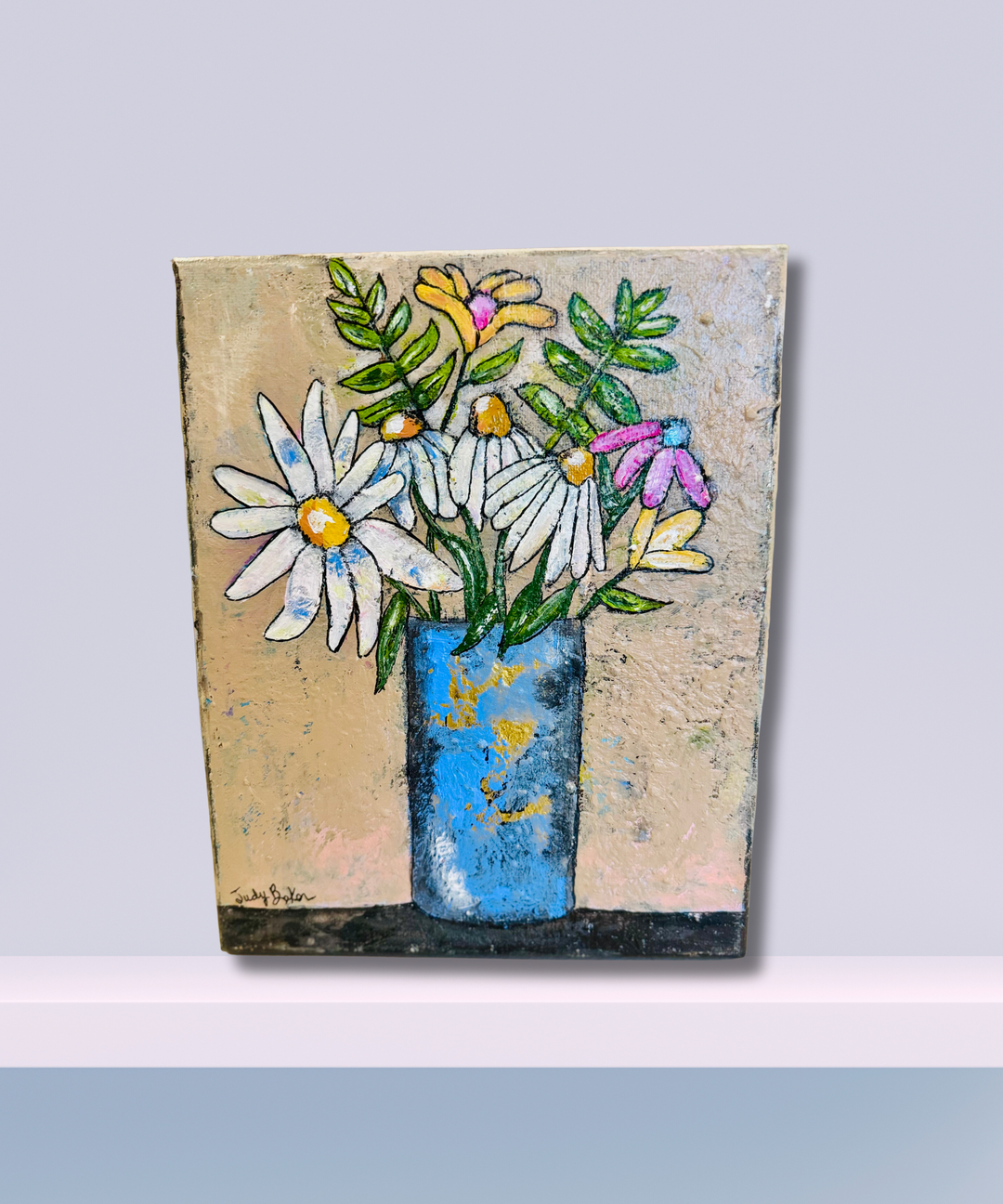 Wild Daisies 8 x 10 (Acrylic & Ink)