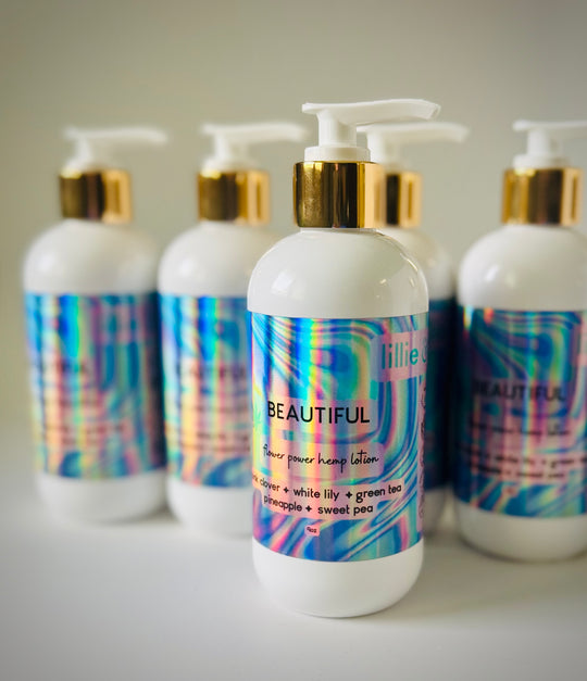 Beautiful Flower Power Hemp Lotion