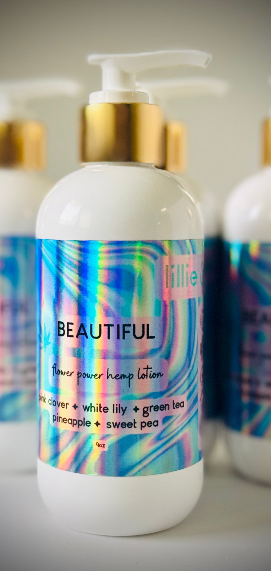 Beautiful Flower Power Hemp Lotion