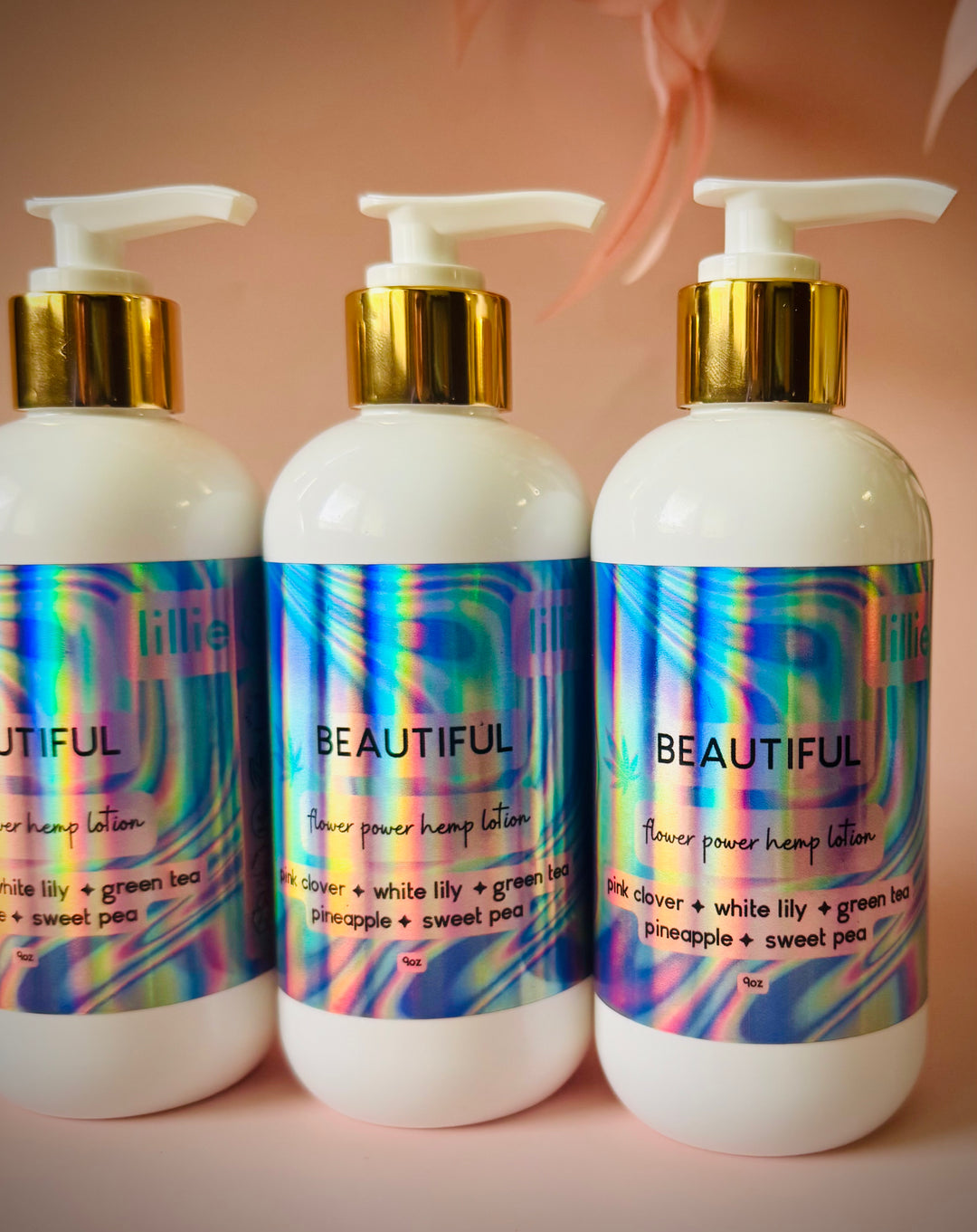 Beautiful Flower Power Hemp Lotion