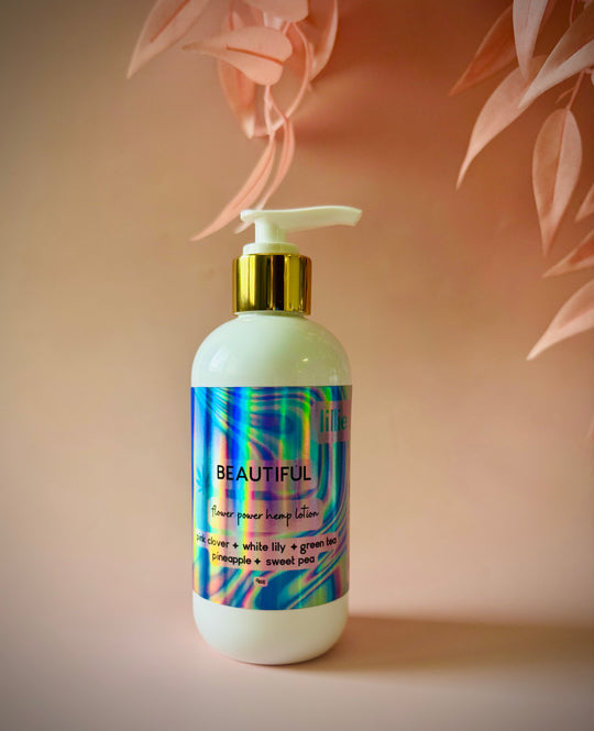 Beautiful Flower Power Hemp Lotion