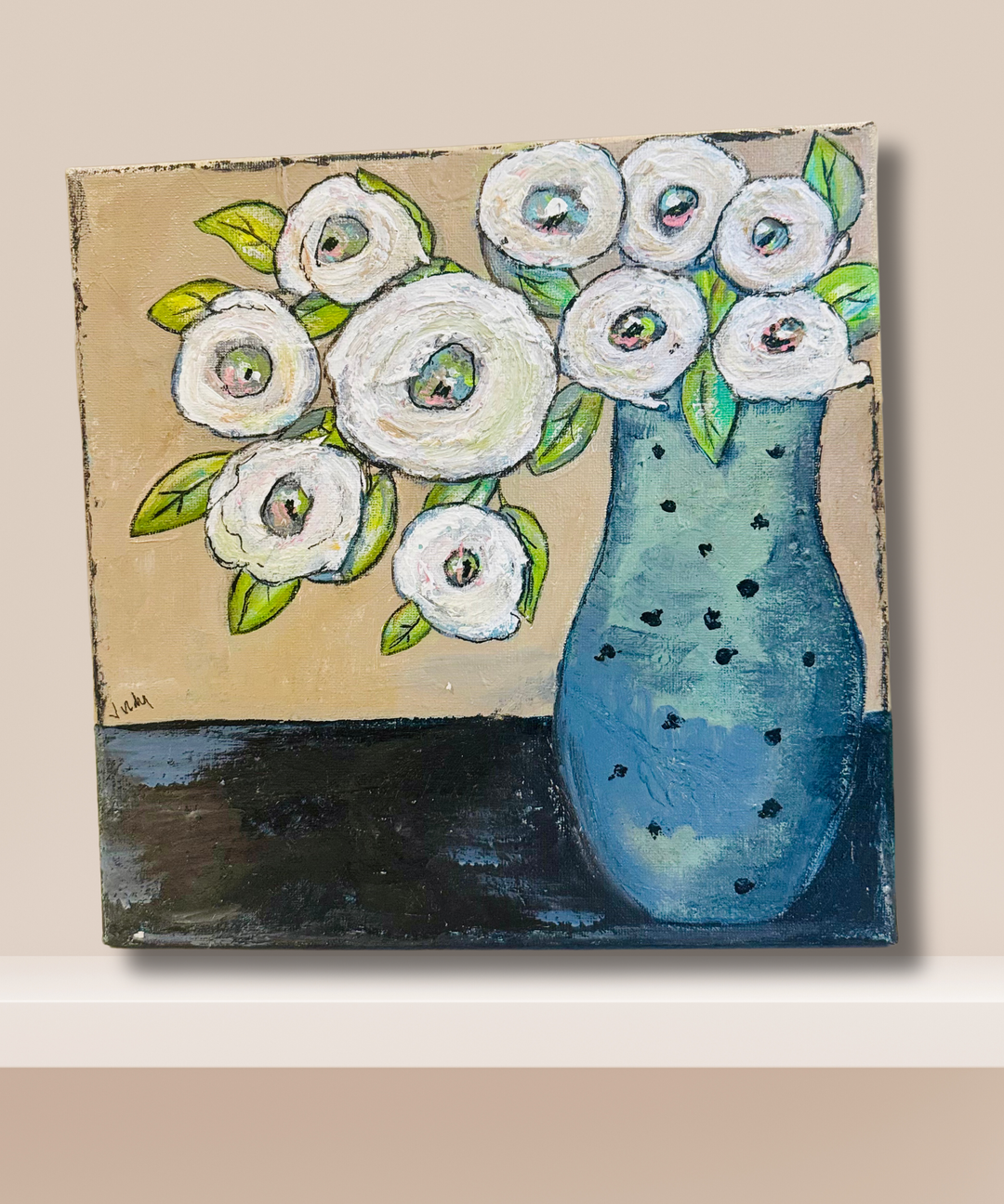 Roses of Love 10 x 10 (Acrylic & Ink)