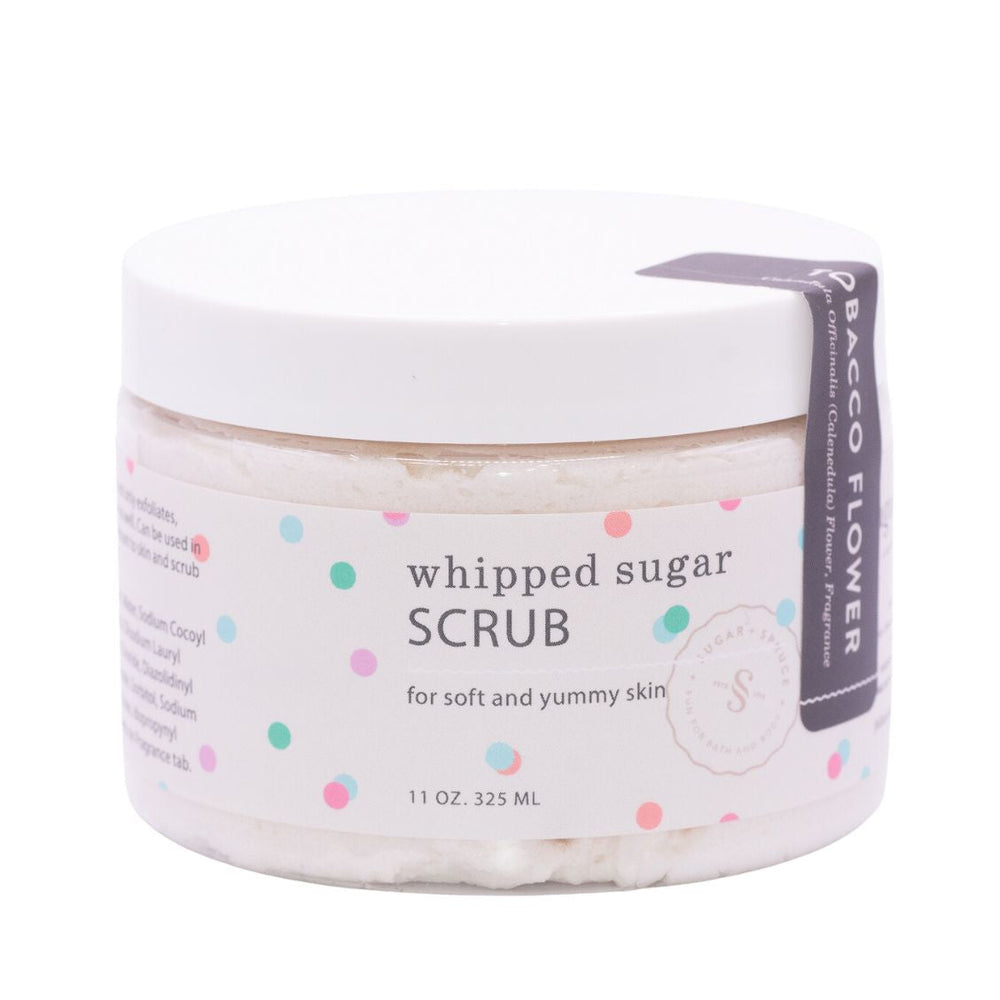 Whipped Sugar Scrub Tobacco Flower